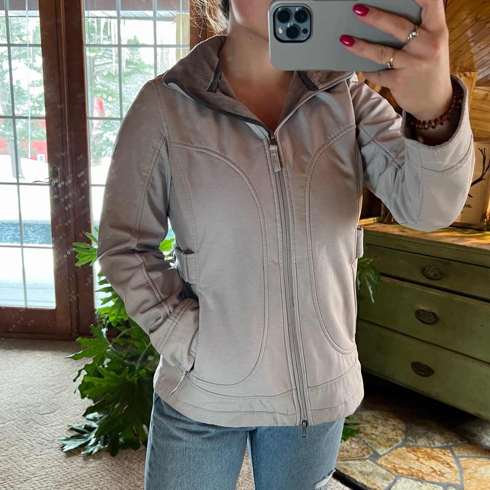 Free Country Freeform Super Softshell Grey Jacket Women’s Sz. Small